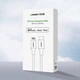 Зарядний кабель Ugreen MFi сертифікований USB-C to Lightning 1М Nylon Silver (US304) - зображення 9