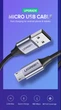 Зарядний кабель Ugreen Micro USB 2.0 5V2.4A 3M Black (US290) - зображення 2
