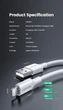 Кабель зарядний Ugreen MFi сертифікований lightning 1 м White (US155) - зображення 10