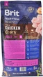 Сухой корм для взрослых собак мелких пород Brit Premium Adult S со вкусом курицы 8 кг (8595602526307) - изображение 2