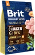 Сухой корм для щенков и молодых собак средних пород Brit Premium Junior M со вкусом курицы 3 кг (8595602526321) - изображение 1