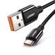 Зарядний кабель Ugreen Type-C 5A 40W Huawei Supercharge 0.5М Black Nylon (US279) - зображення 9