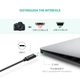 Кабель зарядний UGREEN US142 Mini USB to Type C 2A 1M Black (50445) - зображення 2