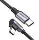 Кабель зарядний Ugreen USB 2.0 Type-C to Type-C 90° PD QC 4.0 з алюмінієвим корпусом 1М (US255) - зображення 14