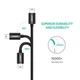 Кабель зарядний UGREEN US142 Mini USB to Type C 2A 1M Black (50445) - зображення 7