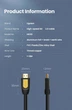 Кабель видео Ugreen HDMI 2.0 4K 3D 0.75М Black-Yellow (HD101) - изображение 10