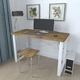 Письменный стол Ferrum-decor Драйв 750x1200x600 Белый металл ДСП Дуб Таверна 32 мм (DRA167) - изображение 1