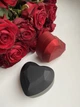 Коробочка для кольца с подсветкой Weeding Glow Heart, черная - Футляр-шкатулка в виде сердца для предложения (601021) - изображение 3