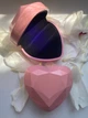 Коробочка для кольца с подсветкой Weeding Glow Heart, розовая - Футляр-шкатулка в виде сердца для предложения (6010101) - изображение 3