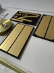 Настенные часы DIY 3D "TimeLine" золото - Большие бескаркасные 3Д часы 60-130 см, самоклеящиеся (101131) - изображение 5