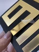 Настінний годинник DIY 3D "Instant" золотий - Великий безкаркасний 3Д годинник 60-130 см, самоклеячий (101133) - зображення 6