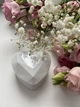 Коробочка для кольца с подсветкой Weeding Glow Heart, белый глянец - Футляр-шкатулка в виде сердца для предложения (601041) - изображение 3