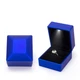 Коробочка для кольца с подсветкой Weeding Marry Me, синяя - Футляр шкатулка для предложения или свадьбы (601072) - изображение 1