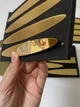 Настенные часы DIY 3D "Bullet" золото - Большие бескаркасные 3Д часы 60-130 см, самоклеящиеся (101136) - изображение 5