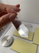 Настенные часы DIY 3D "Seven" серебро - Большие бескаркасные 3Д часы 60-130 см, самоклеящиеся (101117) - изображение 11
