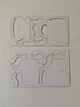 Настенные часы DIY с зеркальным 3D эффектом "Brunch" серебро - бескаркасные настенные 3Д часы, самоклеящиеся 38 х 38 см (1013115) - изображение 8