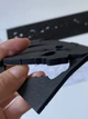 Настенные часы DIY 3D "Skull" черные - Большие бескаркасные 3Д часы 60-130 см, самоклеящиеся (1011258) - изображение 7