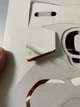 Настенные часы DIY 3D "Espressoze" серебро - Большие бескаркасные 3Д часы 60-130 см, самоклеящиеся (1011153) - изображение 9