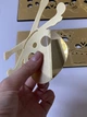 Настенные часы DIY 3D "Skull" золото - Большие бескаркасные 3Д часы 60-130 см, самоклеящиеся (1011358) - изображение 6