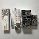 Настенные часы DIY 3D "Apex" серебро - Большие бескаркасные 3Д часы 60-130 см, самоклеящиеся (101114) - изображение 5