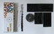 Настенные часы DIY 3D "Bullet" черные - Большие бескаркасные 3Д часы 60-130 см, самоклеящиеся (101126) - изображение 4