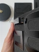 Настенные часы DIY 3D "Onesize" черные - Большие бескаркасные 3Д часы 60-130 см, самоклеящиеся (101125) - изображение 6