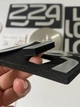 Настенные часы DIY 3D "Onesize" серебро - Большие бескаркасные 3Д часы 60-130 см, самоклеящиеся (101115) - изображение 7