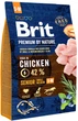 Сухий корм для літніх собак дрібних та середніх порід Brit Premium Senior S+M зі смаком курки 3 кг (8595602526390) - зображення 1