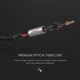 Кабель аудио Ugreen Toslink оптический 7 мм нейлоновая оплетка 1 м Black (AV108) - изображение 9