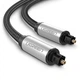 Кабель аудио Ugreen Toslink оптический 7mm нейлоновая оплетка 1М Black (AV108) - изображение 8