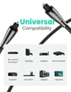 Кабель аудио Ugreen Toslink оптический 4.2 mm 1.5М Black (AV108) - изображение 2