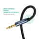 Кабель аудіо AUX Ugreen 3.5 mm з нейлоновою обплетенням 3M Blue (AV112) - зображення 14