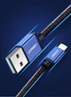 Зарядний кабель Ugreen MFi сертифікований lightning з алюмінієвим корпусом 0.25М Jeans (US247) - зображення 2