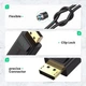 Конвертер Ugreen Переходник 15 см DisplayPort to HDMI 4K Black (MM137) - изображение 12