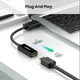 Конвертер Ugreen Переходник 15 см DisplayPort to HDMI 4K Black (MM137) - изображение 14