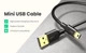 Кабель зарядный UGREEN US132 Mini USB to USB 2.0 1.5M Black (10385) - изображение 8