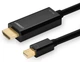 Конвертер Ugreen Thunderbolt 2 Mini DP 4K 1.5M Mini DisplayPort to HDMI Black (MD101) - зображення 1