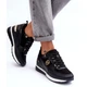 Sneakersy damskie na koturnie Genova 41 Czarne (5905677913804) - obraz 3