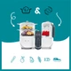 Блендер-пароварка Babymoov Nutribaby+ White + 15 паучей для пюре ( A001117_BF1) - изображение 14