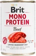 Вологий корм для собак Brit Mono Protein з яловичиною 400 г (8595602529766) - изображение 1
