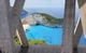 Фотообои на кухню Природа Ландшафт 368x254 см Лазурный берег за 3D бетонными колоннами (3656P8)+клей - изображение 1