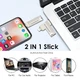 Флешка-накопитель Microdrive 256GB 2в1 для iPhone, ПК - изображение 3