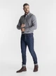 Сорочка чоловіча сіра Arber Slim fit 38-39 зріст 4 сірий (M05.05.11.211) - изображение 2