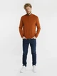 Кофта чоловіча коричнева Arber Zipper-cardigan N-MTR-15 S зріст 4 коричневий (M10.01.38.311) - изображение 2