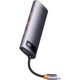 USB-хаб Baseus StarJoy Series 8-in-1 Multifunctional Type-C HUB Gray (WKWG080213) [96275] - зображення 2