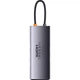 USB-хаб Baseus StarJoy Series 8-in-1 Multifunctional Type-C HUB Gray (WKWG080213) [96275] - зображення 4
