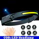 Фонарь налобный обруч BL-W689/G28 с сенсорным управлением, LM+COB, ЗУ Type-C - изображение 8
