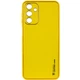 Чохол на Samsung Galaxy A34 5G / для самсунг галаксі А34 штучна шкіра Жовтий / Yellow - зображення 1