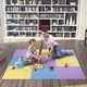 Килимок пазл HMS One Fitness MP10 10 мм 9 елементів Yellow-Blue-Purple (5907695592030) - зображення 15