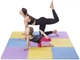 Килимок пазл HMS One Fitness MP10 10 мм 9 елементів Yellow-Blue-Purple (5907695592030) - зображення 8